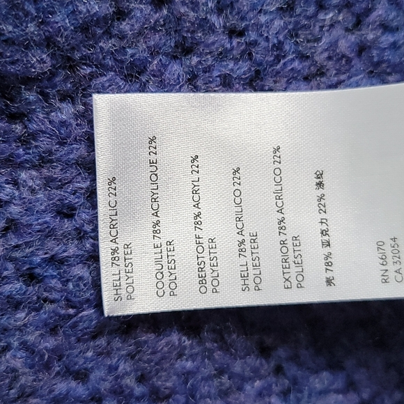 NWOT Urban Outfitters Cozy Blue Sweater Woman Small - Picture 3 of 6